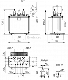 Трансформатор ТМГ-СЭЩ-160/10-12 УХЛ1 10.0/0.40 Y/Yн-0