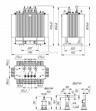 Трансформатор ТМГ-СЭЩ-1250/10-12 УХЛ1 6.00/0.40 Y/Yн-0